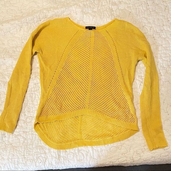 Willi Smith womens yellow knit sweater size small - Picture 1 of 5